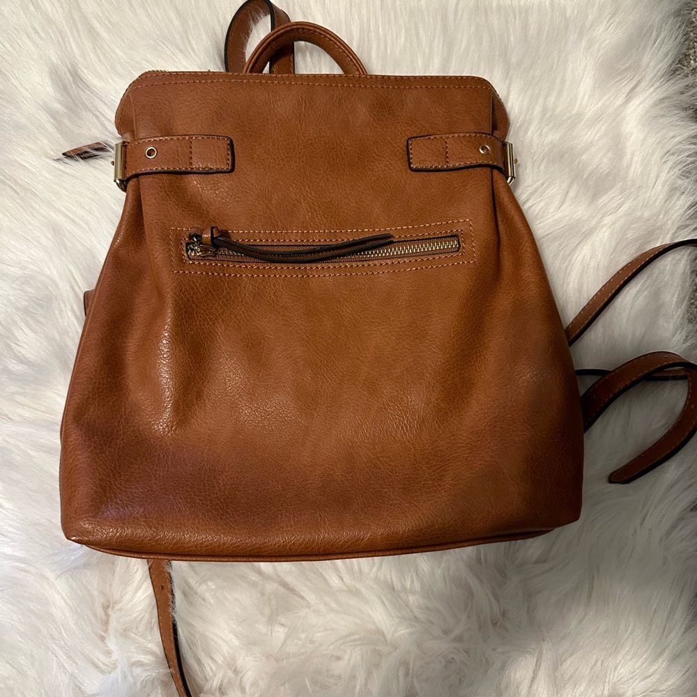 New Sole Society Dael Faux Leather Backpack